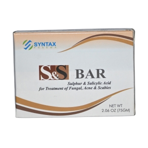 S&S Bar Sulphur & Salicylic Acid for treatment of fungal, acne and scabies